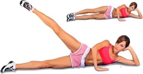 exercice de levée de jambe